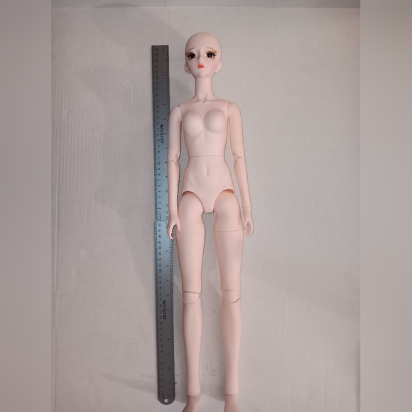 Realistic Jointed Eva BJD Doll Artistic Approx 2 Ft - Picture 6 of 11